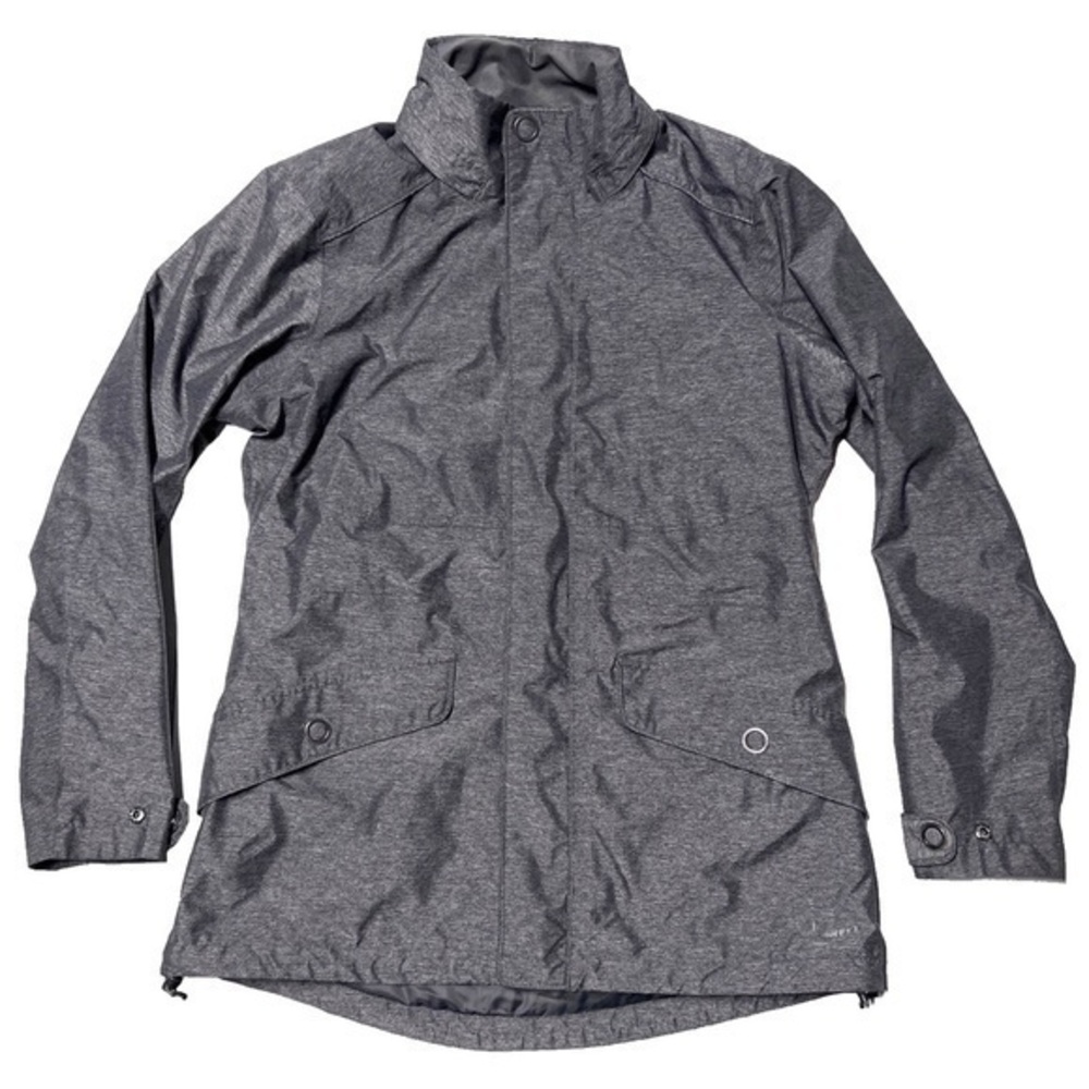 REI Gray Nylon Windbreaker Jacket Outdoor Hiking Women’s Large